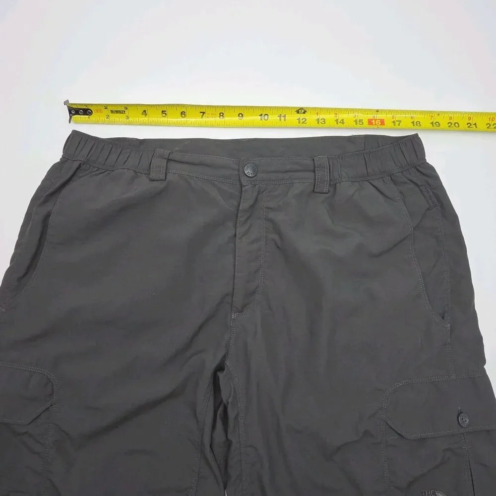 The North Face Cargo Shorts Gray Nylon Men Sz Large 9